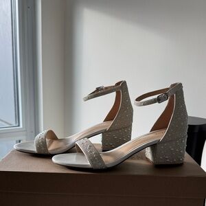 Betsey Johnson / Steve Madden Creamy Pearl Heels (SB-MARI WHITE)